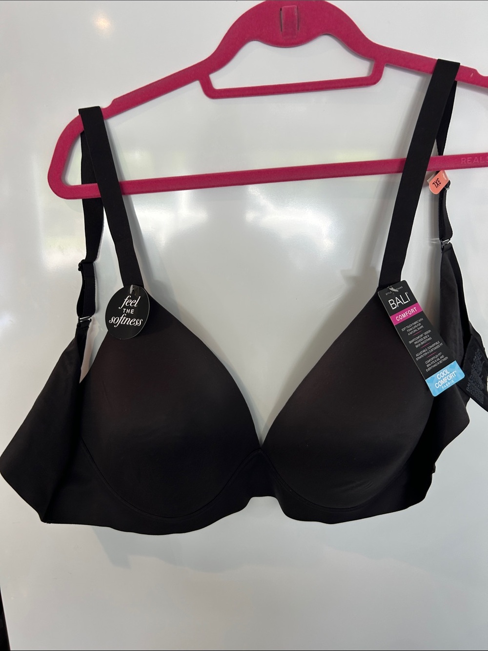 Bali Black Smooth T-Shirt Bra